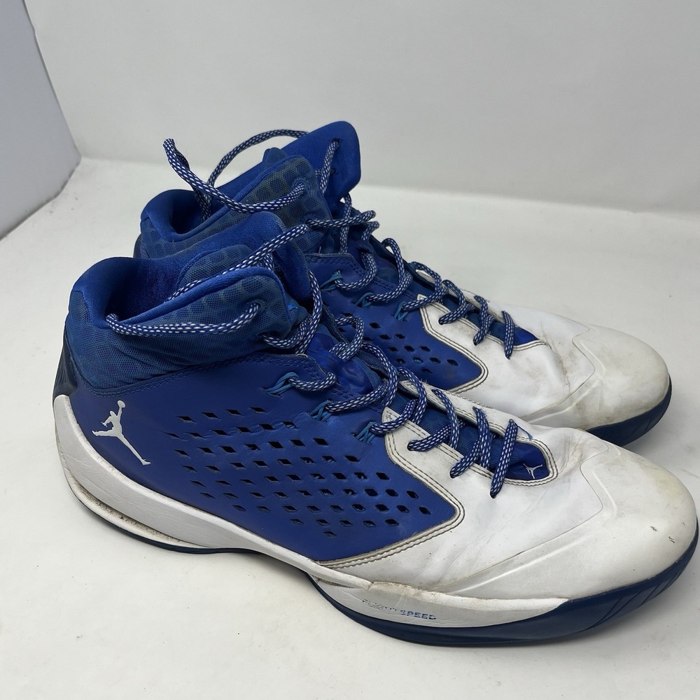 Nike Air Jordan Flight Speed Blue  White High-Top Sneakers Mens Size 13